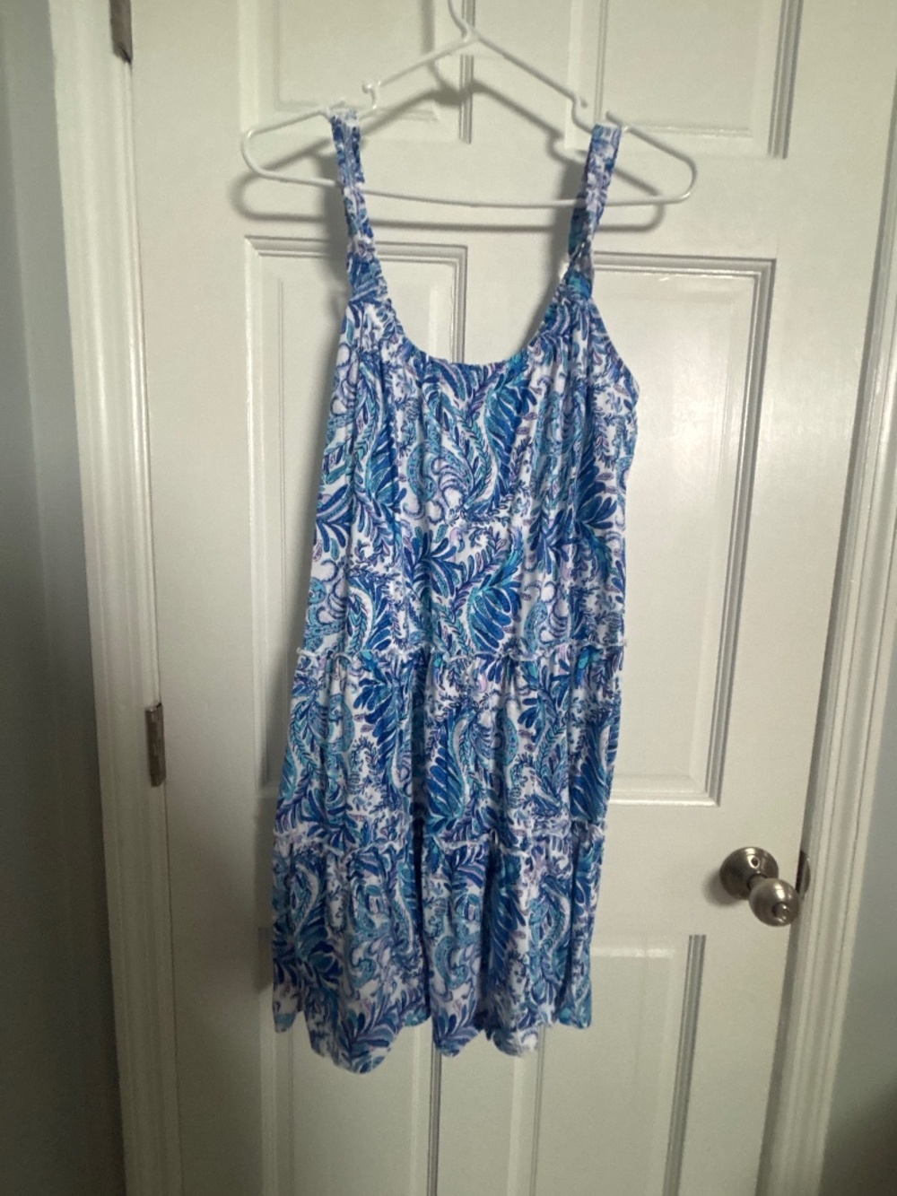 Blue paisley Lilly dress